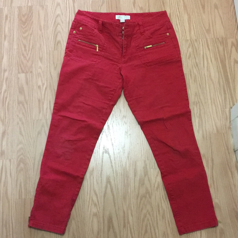 Michael kors red jeans